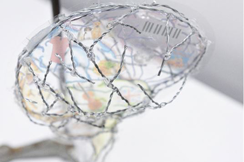 Sophie Hogg's entry from the 2018 Brain Art competition and one of the lower secondary category winners. Credit Sophie Hogg